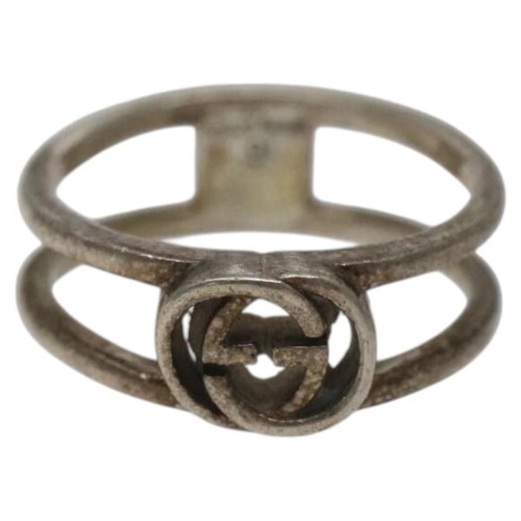 GUCCI Ring Ag925 Silver Auth bs26779 - Picture 1 of 9